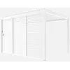 Image de sweeek - Pergola bioclimatique Triomphe 3x4 + 3 persiennes 130cm pour Le côté de 4m. Panneau Brise Vue. L 400 x P 300 x H 250 cm