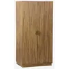 Image de sweeek - Dressing décor Bois de manguier rainuré 2 Portes - 90 x 59 x 179.5 cm - Celian