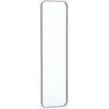 Image de sweeek - Miroir rectangulaire acier noir 34 x 119 x 1.8 cm - Harold