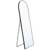 Image de sweeek - Miroir sur pied en aluminium 60 x 165 x 2.8 cm noir - Justin