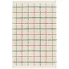 Image de sweeek - Tapis intérieur Shaggy Motif quadrillage Multicolore avec Franges Edward 80x150cm