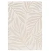 Image de sweeek - Tapis intérieur/extérieur Motif végétal Beige Polyester recyclé Kate 160x230cm