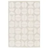 Image de sweeek - Tapis intérieur/extérieur Motifs géométriques Beige Polyester recyclé Megan 160x230cm