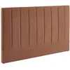 Image de sweeek - Tête de lit pour lit Double 160cm revêtement Tissu Camel - Cole 170cm