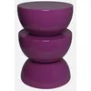 Image de sweeek - Table d'appoint. Bout de canapé. Table de Chevet en métal Effet Glassy Violet Coumba. Ø32 x H 46.5cm