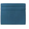 Image de Tete de lit Lignes Velours Bleu L 160 cm - EP 10 cm rembourré