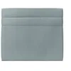 Image de Tete de lit Lignes Velours Gris bleuté L 140 cm - EP 10 cm rembourré