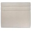 Image de Tete de lit Lignes Bouclette Beige L 180 cm - EP 10 cm rembourré