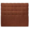 Image de Tete de lit Capitonnée Bouclette Terracotta L 140 cm - EP 10 cm rembourré