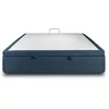 Image de Sommier Coffre Tissu Bleu 180x200 H39cm