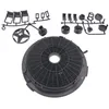 Image de SOS Accessoire Filtre charbon rond type 210 (à l'unité) pour Hotte 484000008655 CANDY, CLIMADIFF, CONTINENTAL EDISON, ROSIERES