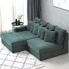 Image de CONCEPT USINE | Canapé d’Angle Gauche Cardiff | Velours Côtelé Vert | 2 à 3 Places avec Méridienne | Assise Profonde | Design Cocooning et Élégant | Coussins Déhoussables Inclus | 187 x 148 cm