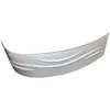 Image de ONDÉE - Tablier FANY - Tablier à emboîter sous la baignoire gain de place de la gamme FANY. Hauteur 51cm - S'adapte au modèle de dimensions 160x90cm angle à droite - Acrylique blanc - Motif vagues