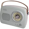 Image de INOVALLEY Radio Vintage portative Bluetooth Bleue