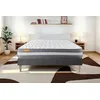 Image de Septnuits Matelas + sommier Gris 140x200 Memo Plus Mémoire de Forme 3 Zones | Epaisseur : 24 cm | Confort : Ferme