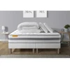 Image de Septnuits - Pack lit complet Memo Spring blanc - matelas + 2 sommiers + 2 oreillers + couette - 2x90x200 cm 2x90x200 cm