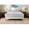 Image de Septnuits Matelas 140x200 Memo Luxe Ressorts ensachés + mémoire de Forme 5 Zones de Confort Maxi épaisseur | Epaisseur : 26 cm | Confort : Equilibré