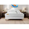 Image de Septnuits Pack Matelas + sommier 160x200 Memo Luxe Ressorts ensachés + mémoire de Forme 5 Zones de Confort Maxi épaisseur | Epaisseur : 26 cm | Confort : Equilibré