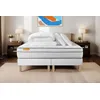 Image de Septnuits Pack Matelas 180x200 + Double sommiers 90x200 Memo Luxe Ressorts ensachés + mémoire de Forme 5 Zones de Confort Maxi épaisseur | Epaisseur : 26 cm | Confort : Equilibré