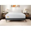 Image de Septnuits Matelas + sommier Gris 140x200 Memo Bio Mousse à mémoire de Forme 5 Zones de Confort Maxi épaisseur Déhoussable | Epaisseur : 26 cm | Confort : Equilibré