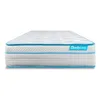 Image de Ensemble BodyZone+ 90x200 Ressorts ensachés, Visco 5 Zones Ultra épaisseur | Epaisseur : 26 cm | Confort : Ferme