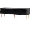 Image de Meliconi - Meuble Tv  Tarragone 160 Cm Noir
