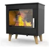 Image de PO LE   BOIS MARKUS 7,3KW  TANCHE FONTE NOIR