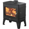 Image de Pôele À Bois Fonte 8.7kw Noir - FR9016300B