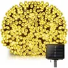 Image de Guirlande lumineuse solaire YOGY WARM - 400 LED blanc chaud - 33 m - 8 modes
