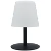Image de Lumisky Lampe de table sans fil pied en acier noir LED blanc chaud/blanc dimmable STANDY MINI Dark H25cm
