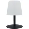 Image de Lampe de table sans fil - LUMISKY - STANDY MINI Dark - H25 cm - Pied en acier noir - LED blanc chaud et blanc