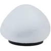 Image de Lampe solaire décorative galet - LUMISKY - SOLENZARA - Ø16 cm - LED blanc
