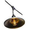 Image de Guirlande lumineuse raccordable extérieur avec abat-jour en acier style industriel 10 ampoules à filament douille E27 LED blanc chaud BOWL GALVA LIGHT 6m