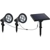 Image de Spot solaire LED - LUMI JARDIN - Family Spiky - 3 W - Blanc froid - PVC - Noir