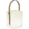 Image de TIKY Lanterne sans fil poignée bambou - LED blanc chaud/multicolore dimmable - H27cm