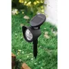 Image de Spot solaire en plastique - 3 LED - Noir - GALIX