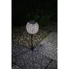 Image de Décoration métal à énergie solaire - Design rétro - GALIX - 1 LED blanche - 8 heures déclairage - 10 Lumens
