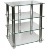 Image de NorStone Epur 4 Meuble Hifi 4 tablettes Finition Argent Satiné
