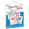 Image de SentoSphère - RECHARGE AQUARELLUM JUNIOR - OISEAUX DE PARADIS - Recharge Cartes Aquarellum - Kit peinture - Peinture Aquarellable Magique - A partir de 5 ans - fabriqué en France