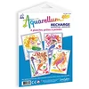 Image de SentoSphère - RECHARGE AQUARELLUM JUNIOR - SIRENES - Recharge Cartes Aquarellum - Kit peinture - Peinture Aquarellable Magique - A partir de 6 ans - fabriqué en France
