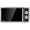 Image de H.Koenig VIO7   Micro-ondes multifonction, 23 L, 900W, Plateau tournant 27cm, 9 programmes, Décongélation express, Cuisson combinée, Grill 1000 W, Minuterie jusqu’à 30 min, Design miroir Argenté