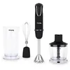 Image de H.Koenig Mixeur Plongeant à main 3 en 1 MIX75 Inox 850W, Hand blender 3 Fonctions, Turbo 5 vitesses, Multifonctions hachoir batteur mixer fouet, mélangeur, moulinet, soupe, Ergonomique