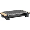 Image de H.Koenig Grill électrique 2 en 1 et Pierre à cuire pour 8 personnes - RP320 multifonction, Grande Pierre granit, Grillade électrique Viandes Légumes Barbecue de table, Bac amovible, Nettoyage facile