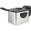 Image de H.Koenig Friteuse à panier amovible DFX500, Acier Inoxydable, Capacité 3L d'huile, Température réglable, Filtre Anti-Odeur, Puissance 2200 W