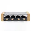 Image de Appareil à raclette HKOENIG - WOD8 - Jusquà 8 personnes - Pierre à cuire - Design Bois - 1200W