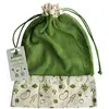 Image de Sac à légumes en Coton Bio vert-30x40cm