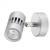 Image de Trajectoire - Projecteur LED 8W sur patère gris orientable Ø 55X120X95mm 4000K 610lm 230V dimmable 38° IP20 RAFALE 004679