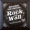 Image de Cadres déco vinyle Rock on wall Cadre Noir