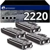 Image de 123CONSOMMABLES - Pack 4 Toners Compatible Brother TN-2220 XL Noir
