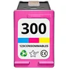 Image de 123CONSOMMABLES - 300 - Cartouches d'encre Compatible avec HP 300 pour HP Photosmart C4780 C4680 HP Deskjet F4580 F2480 F2420 F4224 F4280 D1660 D5560 (Couleur)